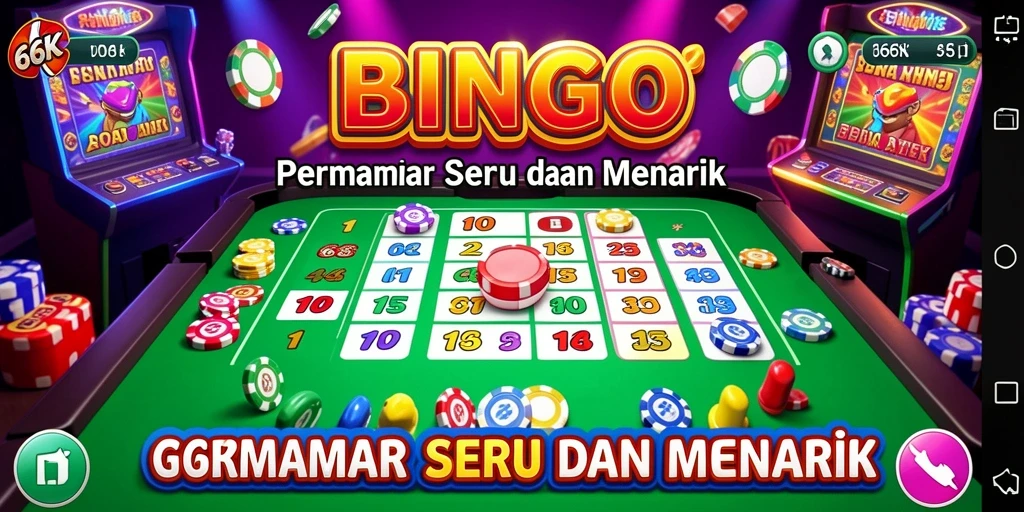 Screenshot gameplay yang menampilkan keseruan permainan Bingo di 66K.
