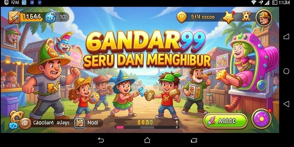 Screenshot gameplay BANDAR99 yang menampilkan aksi seru dan cepat.