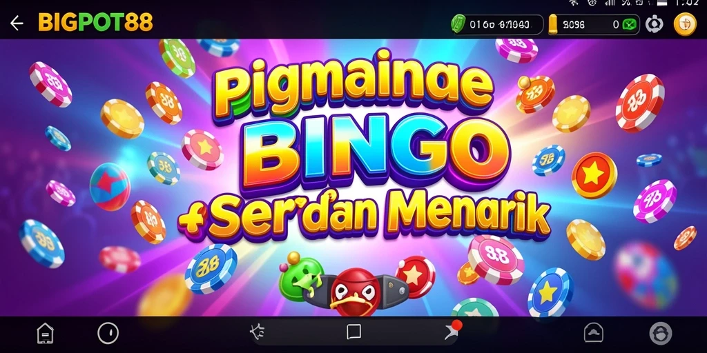 Tampilan gameplay Bingo yang seru di BIGPOT88.