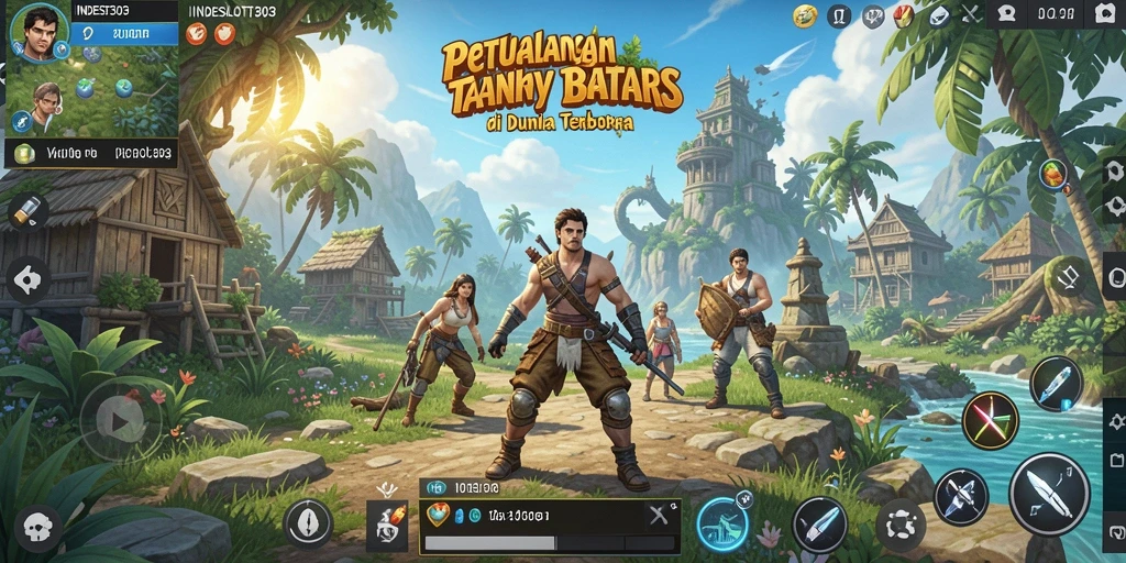 Tampilan gameplay yang menakjubkan dalam dunia terbuka INDESLOT303.