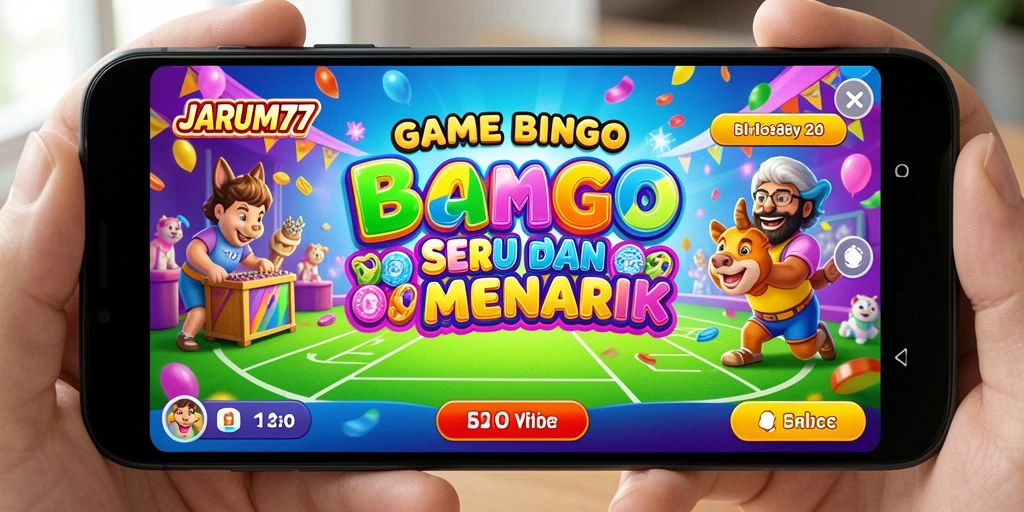 Tampilan gameplay JARUM77 yang penuh warna dan interaktif.
