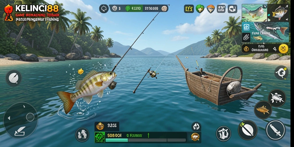 Tangkapan ikan yang besar dan grafis menawan dari KELINCI88.