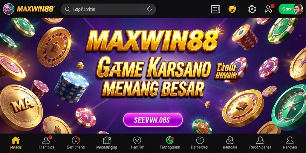 Tampilan gameplay menarik di MAXWIN88 dengan berbagai pilihan permainan Kasino.