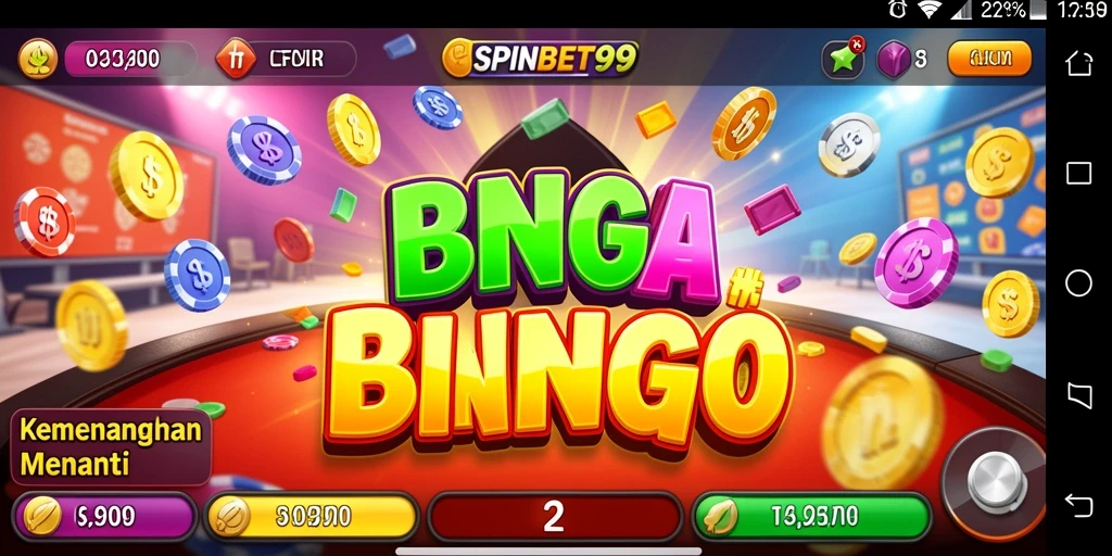 Tampilan gameplay seru dan interaktif di Bingo.